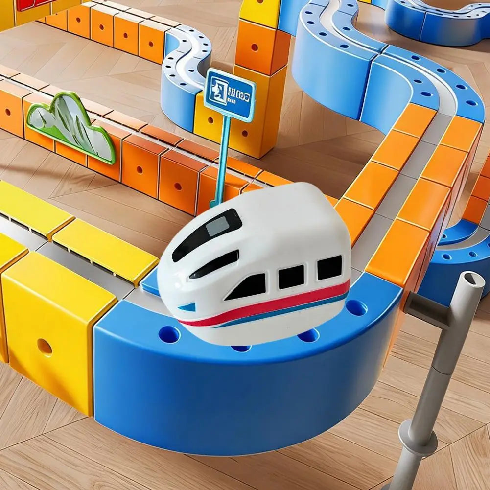 Electric Magnetic Train Car – Rechargeable Miniature Rail Toy for Kids