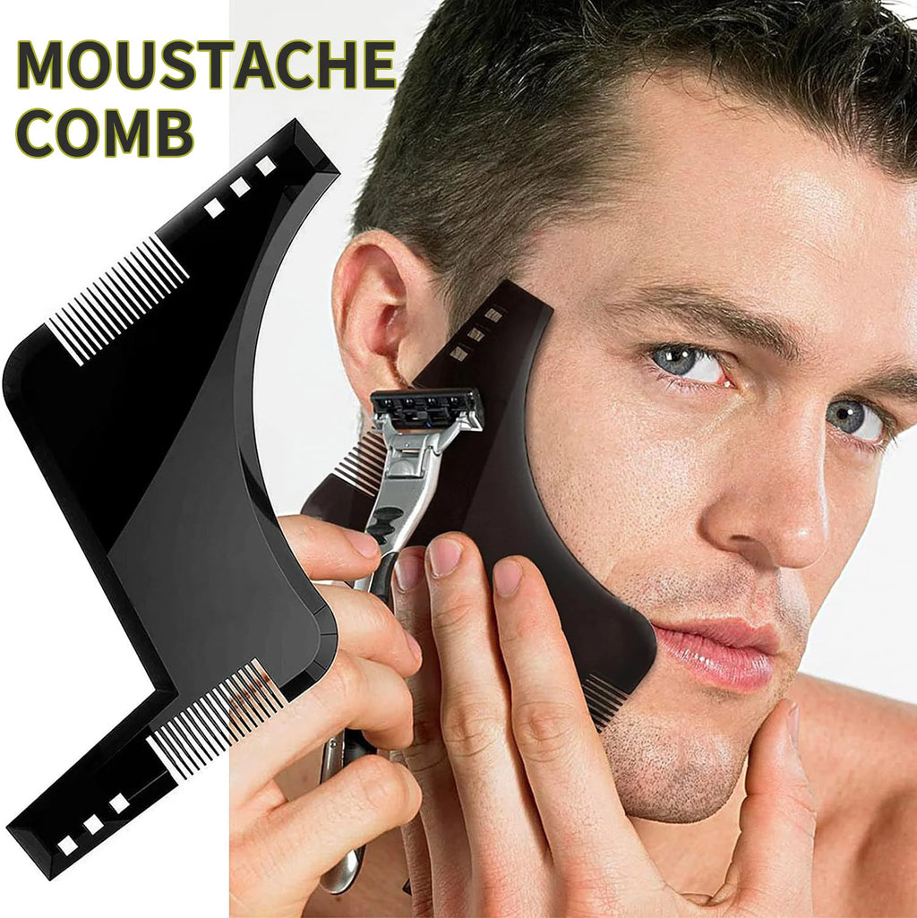 Beard Styling Comb & Trimming Template | Sideburns Guide