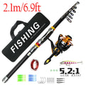 Carbon Road Ya Rod Set Universal Straight Handle Spinning Wheel Fishing Rod Full Range Ya Rod Oasis Select 2.1mSuit