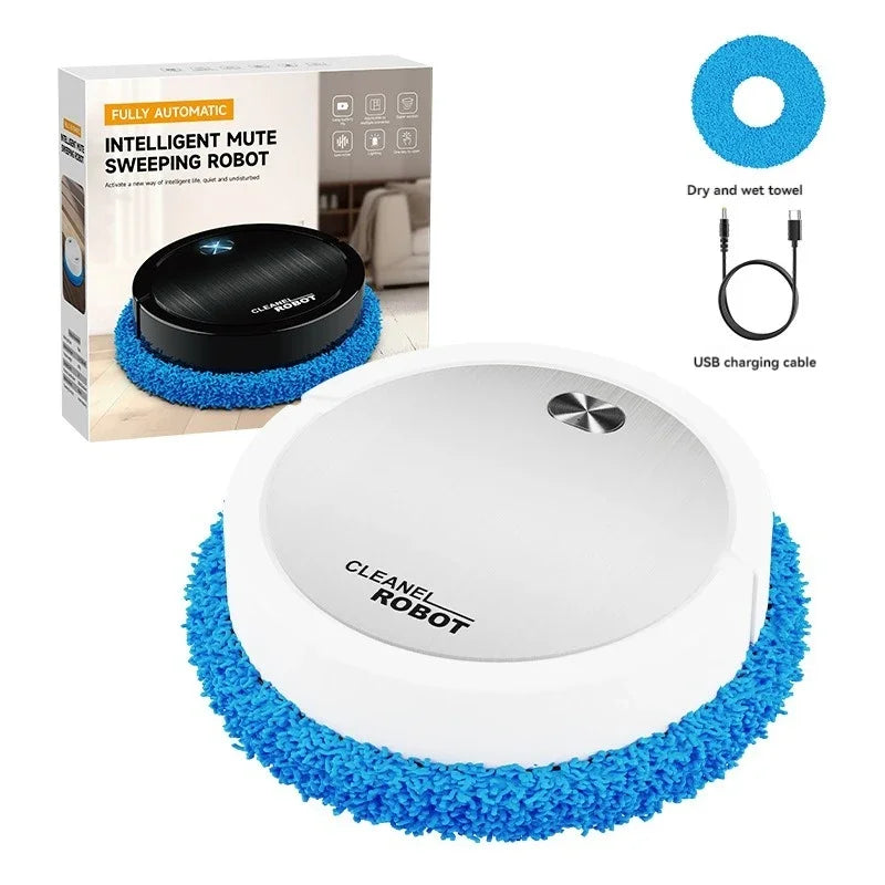 GUOHE Smart Robot Mop – Wet & Dry Floor Scrubber, 180-Min