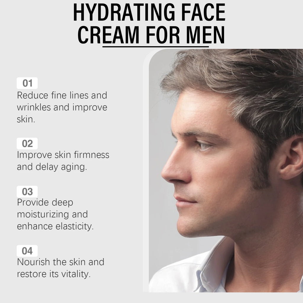 Hyaluronic Acid Facial Cream Deep Nourishing Oil Control Lifting Firming Skin Care Gifts Men Face Moisturizing Creams Oasis Select