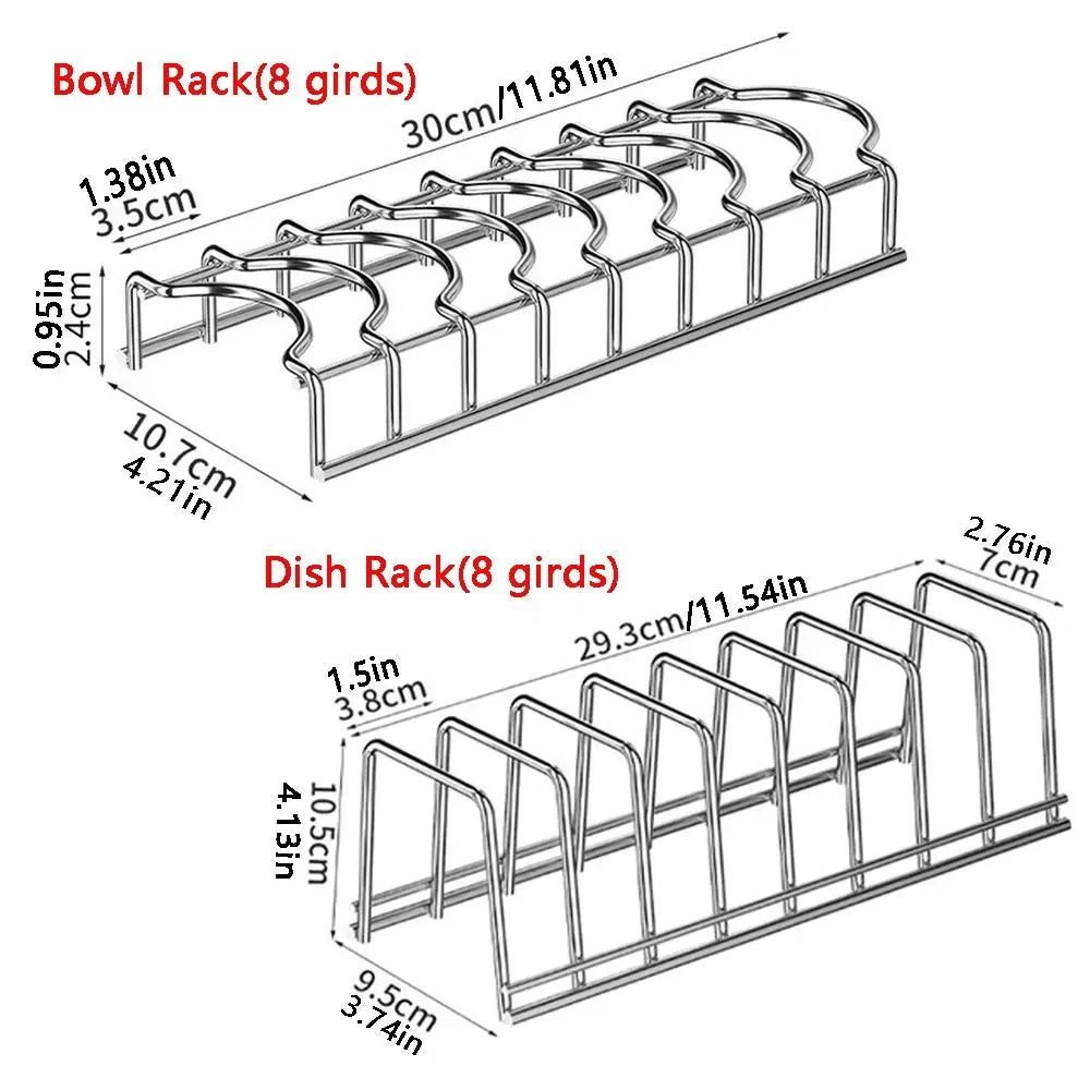 Multipurpose Dish Drying Rack Stainless Steel Rust-Proof Bowl Draining Rack Space Saving Kitchen Organizer Dish Drying Holder Oasis Select