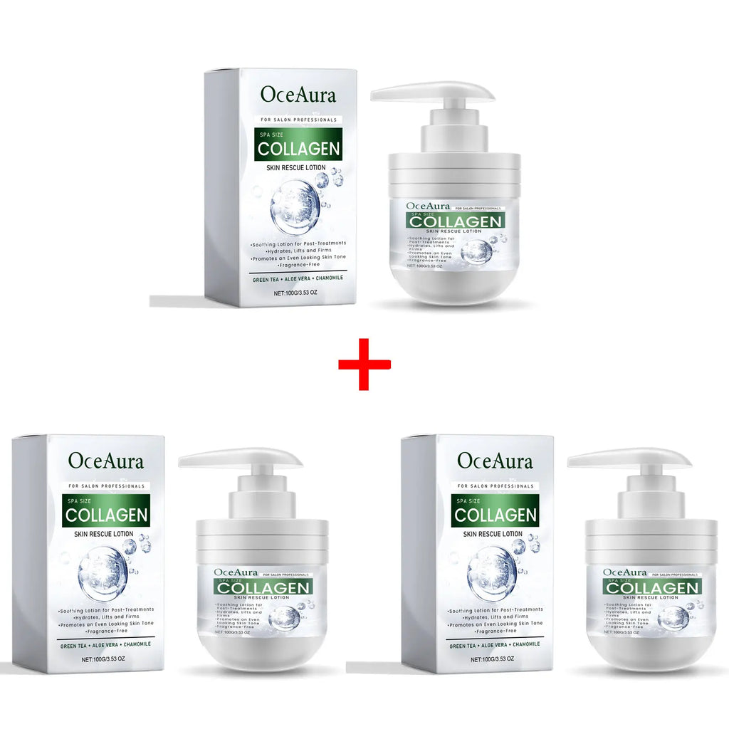 OceAura Retinol Anti-Aging Face & Body Moisturizer Cream 100g Anti-Aging Moisturizer Oasis Select Collagen X 3PCS