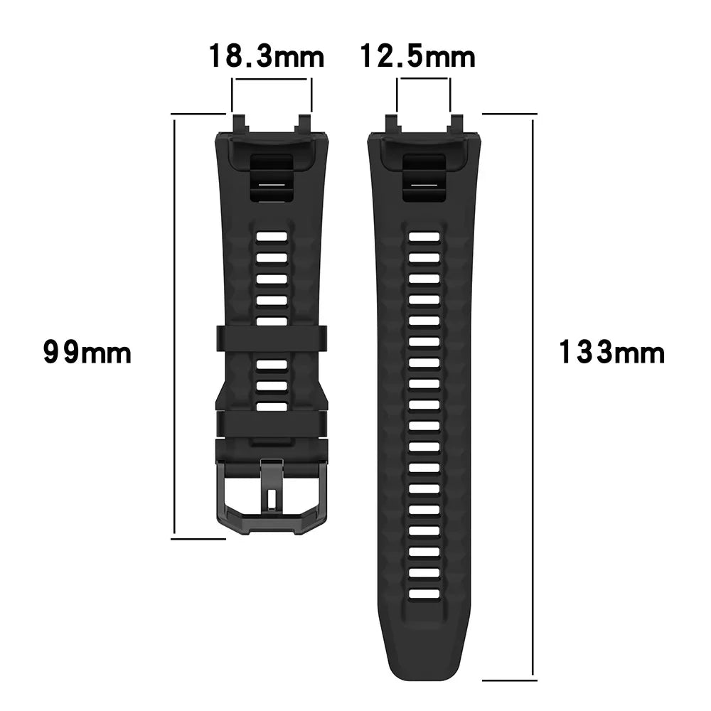 Amazfit T-Rex 2 Silicone Sport Strap with Removal Tool Watch Band Oasis Select