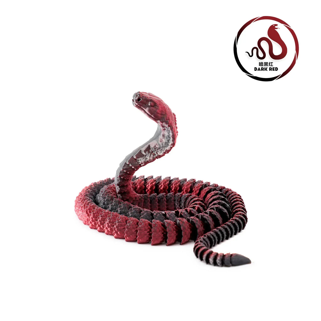 25cm 3D Printed Snake 3D Printed Figure Desk Accessories Toy for Kid 3D Printed Dragon Room Desktop Ornament Office Accessories Oasis Select A6