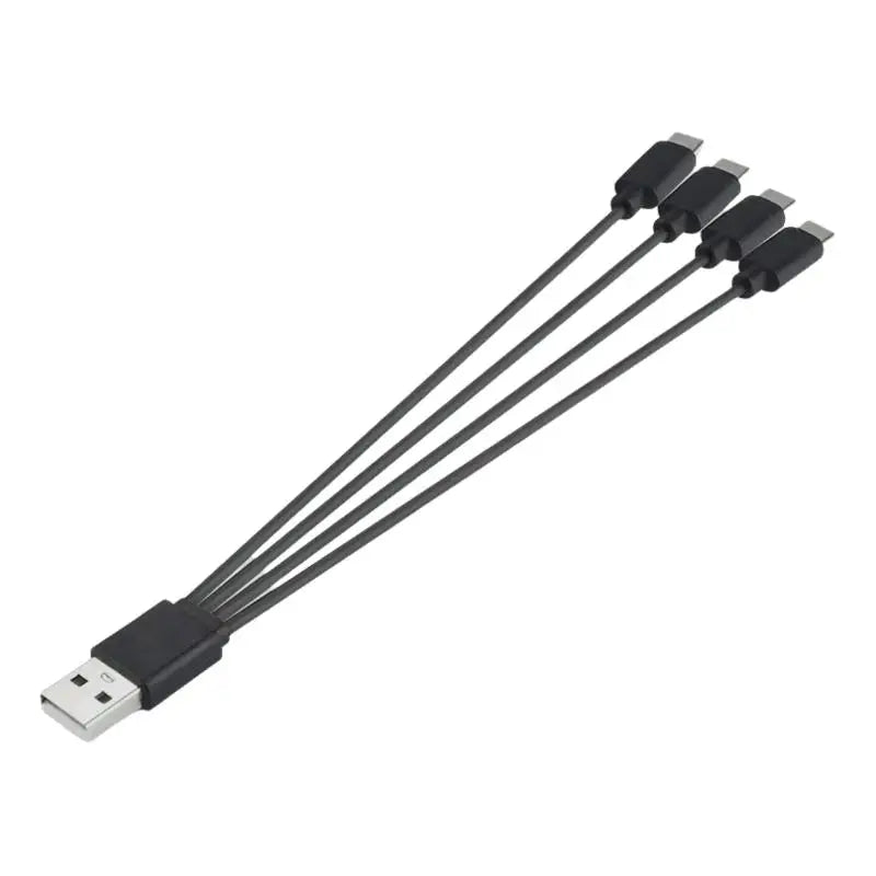 1Pcs 4 in 1 Data Cable Fast Charging 1 to 4 Type-C USB Flash Charging Mobile Phone Accessories All Phone Users Hot Sale New 2026 Oasis Select