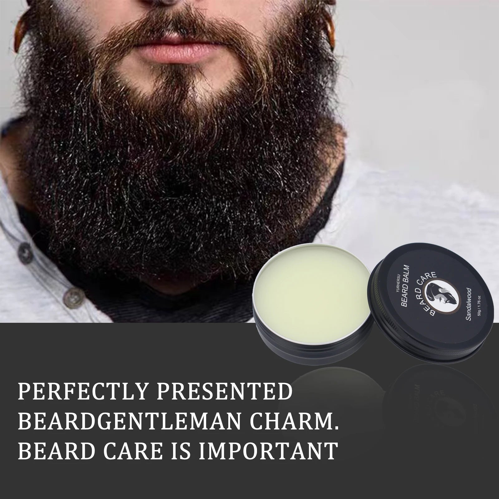 Men's Beard Shaving Cream – Smooth, Soft & Moisturising 50g