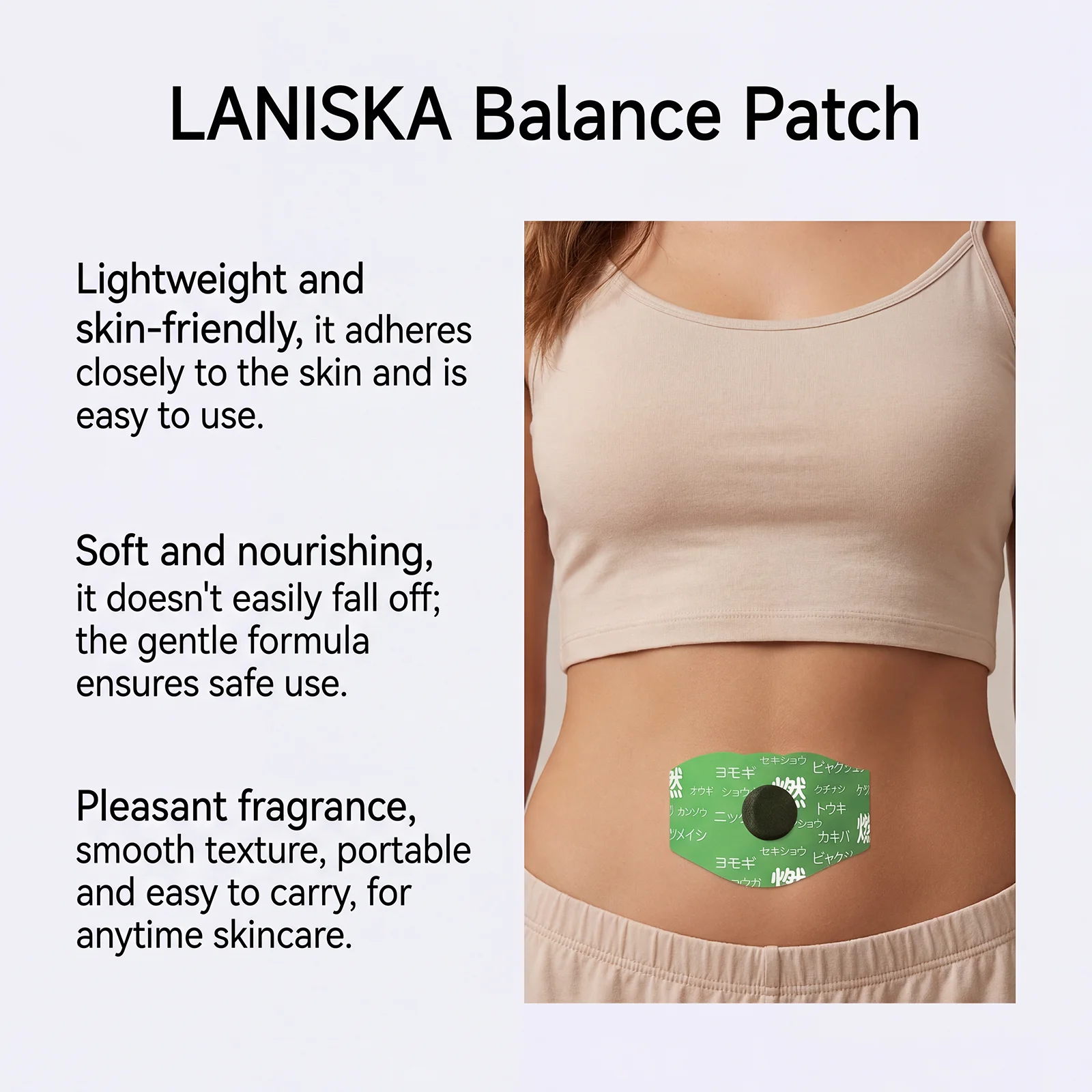Mugwort Herbal Body Care Patch Breathable Skin Friendly Fit Adhesive Comfortable Fits the Body Contours Body Pads Oasis Select