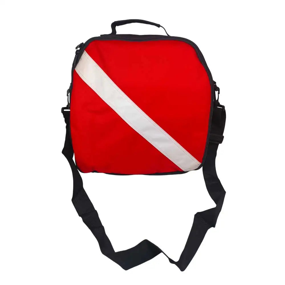 Scuba Diving Regulator Bag Square Flag Regulator Carry Cushioned Zipper Bag with Handle & Shoulder Strap Professional Diver Bag Oasis Select