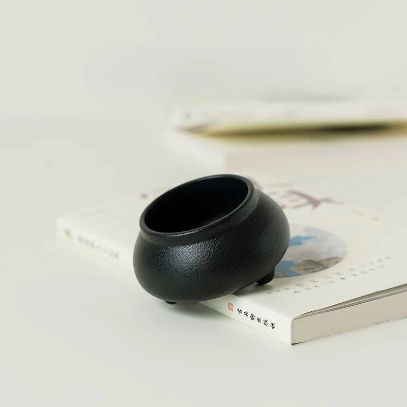 Zen Style Vintage Ceramic Incense Burner Small Incense Holder Home Fragrance Ornament Incense Burner Oasis Select