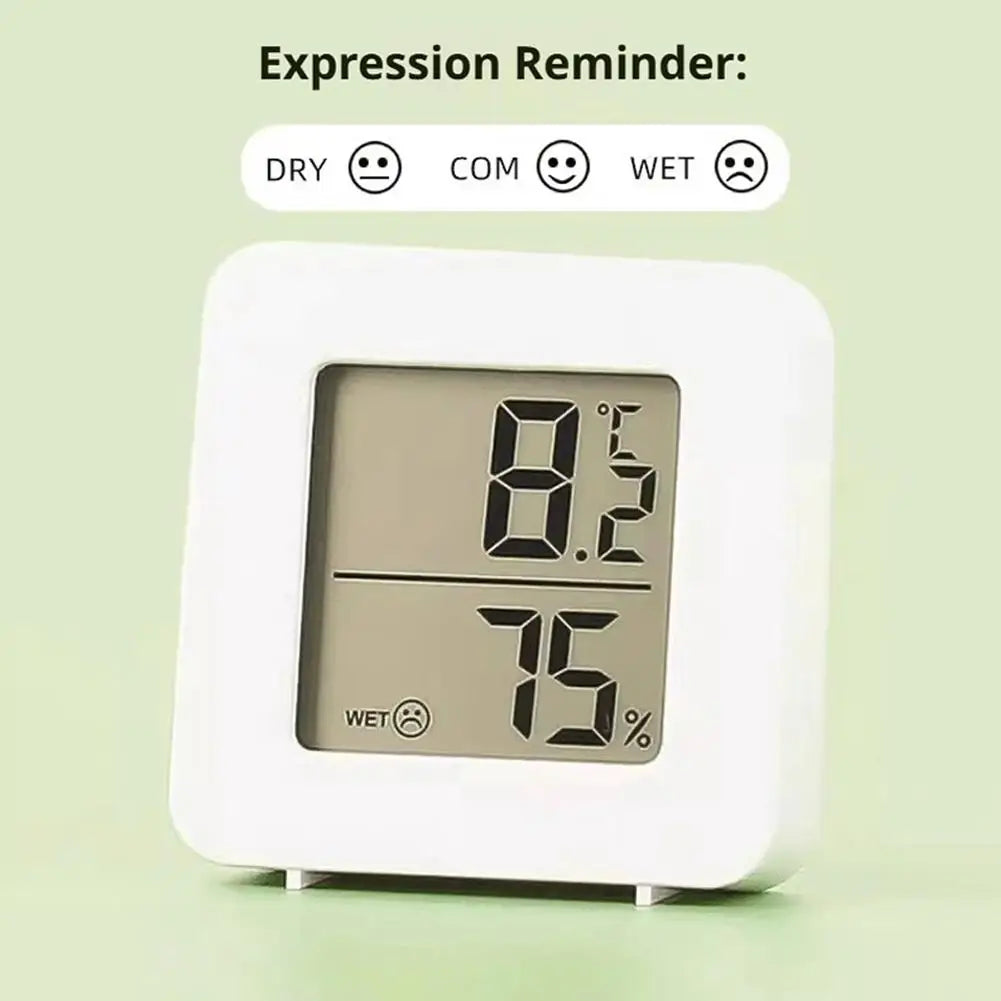 Mini Digital Thermometer Hygrometer – LCD Temp & Humidity Gauge