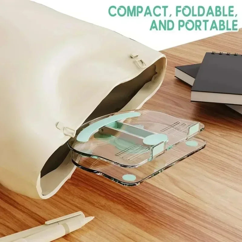 Universal Foldable Mobile Phone Holder 360 Degree Rotating Swivel Tablet Riser Anti Slip Height Adjustable for iPad/iPhone Stand Oasis Select