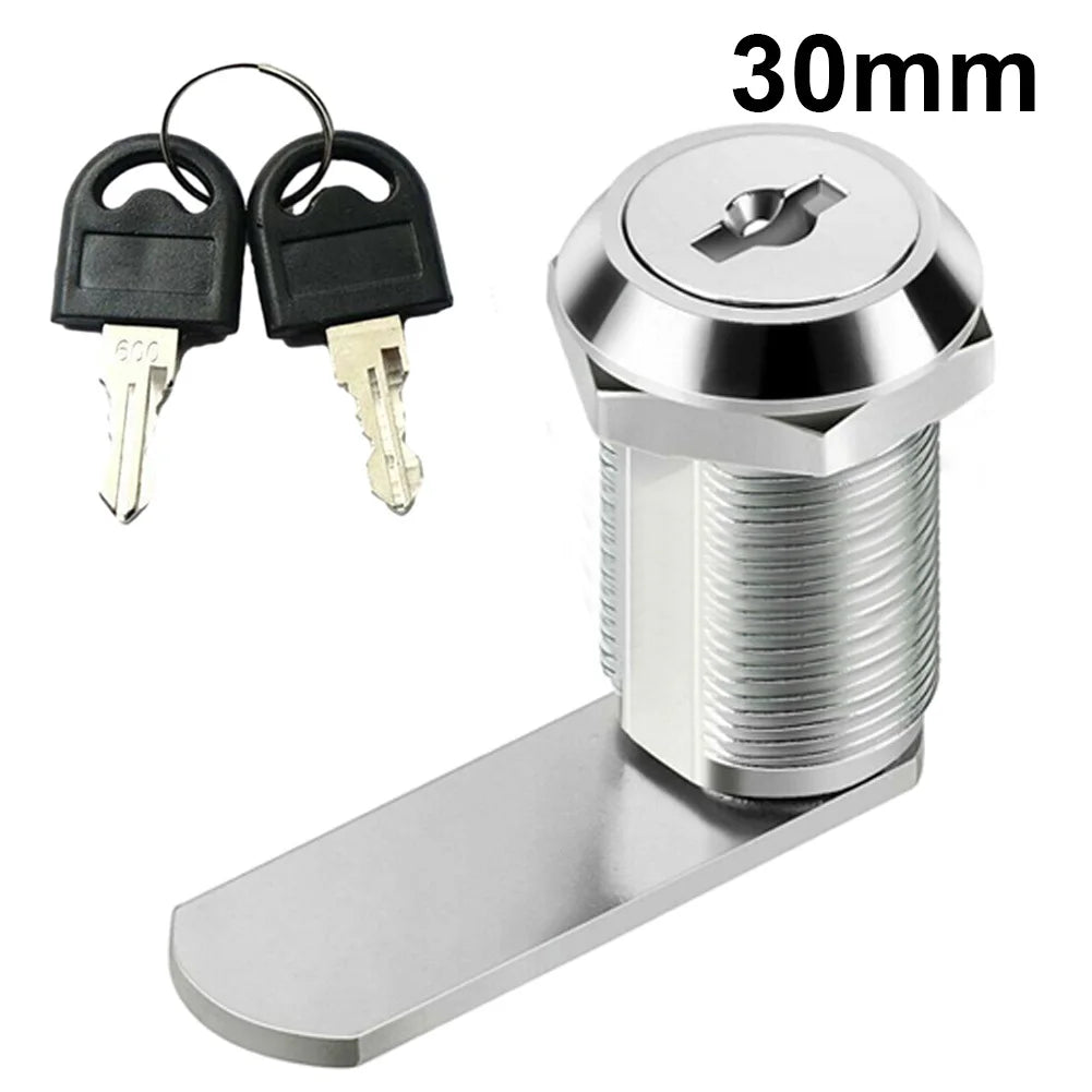 Drawer Cabinet Lock Mail Box Locker Cam Lock Cupboard Door Tongue Lock With 2 Key Furniture Hardware Oasis Select 30mm