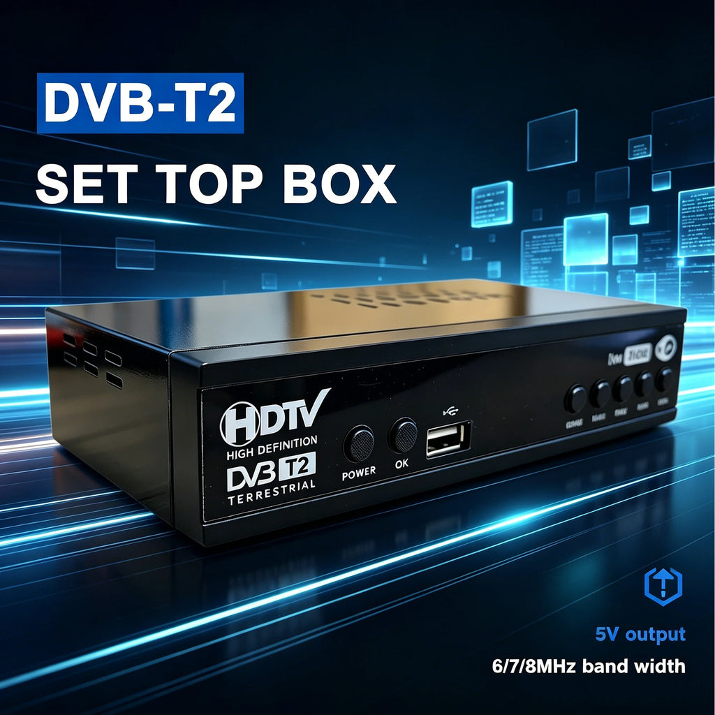 Terrestrial Digital TV Set-Top Box, DVB-T/T2 Digital TV Receiver，PVR HD Video & Audio Oasis Select