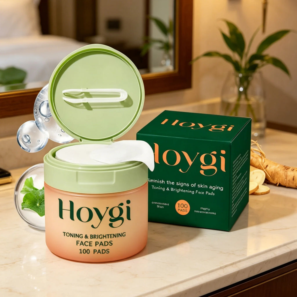 Hoygi Brightening Face Toner Pads 100ct – Hydrate & Even Skin Face Toner Pads Oasis Select