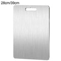 Titanium Cutting Boards for Kitchen, Stainless Steel Cutting Board, 304 Stainless Steel Double-Sided Food Grade Cutting Board Oasis Select D