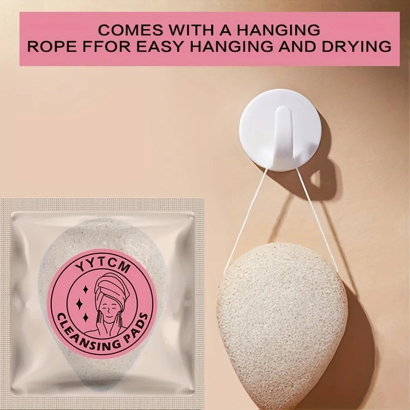 Walnut Konjac Face Sponge – Natural Cleansing & Makeup Remover Konjac Face Sponge Oasis Select