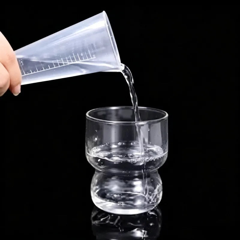 100ml Food-Grade Plastic Measuring Cup,Food-Grade Plastic with Scale BPA-Free,Small Kitchen Liquid Measuring Tool for Restaurant Oasis Select