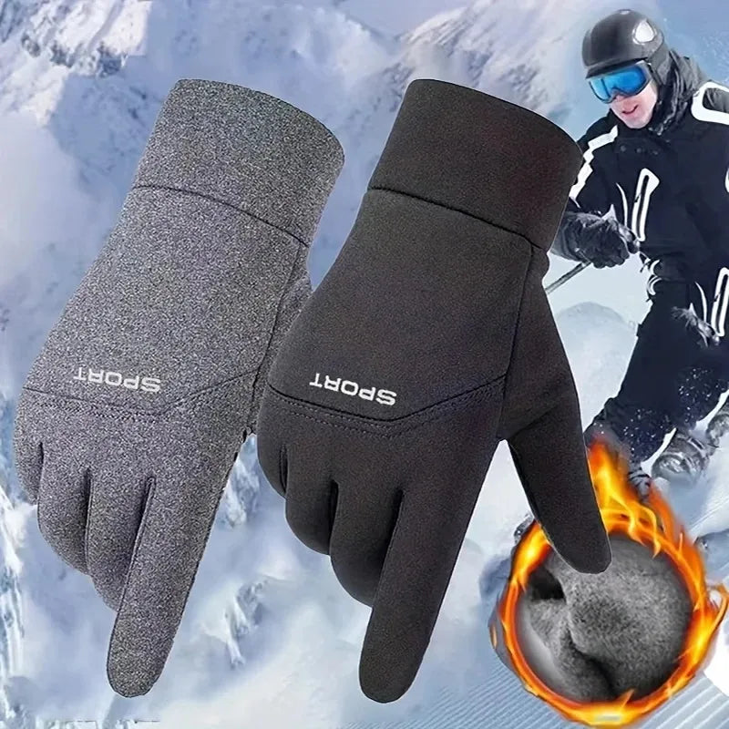 Winter Touchscreen Cycling Gloves – Windproof, Warm, Unisex