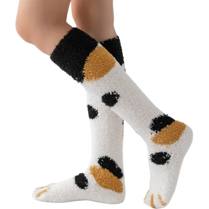 Womens Fuzzy Socks Winter Warm Soft Cozy Fluffy Microfiber House Sleeping Slipper Socks Women's Stockings Oasis Select D One Size