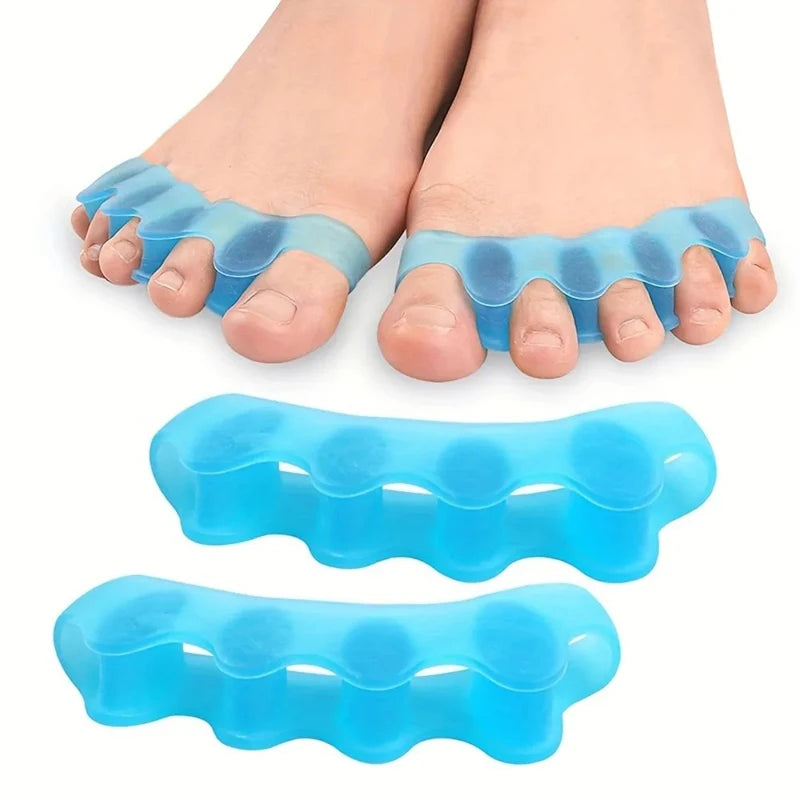 Soft Silicone Toe Spacers – Reusable Gel Separators, 2-Pack Toe Spacers Oasis Select
