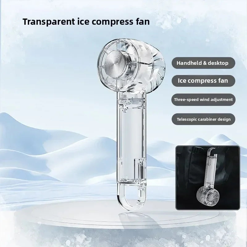 URGGU Handheld Mini Turbo Cooling Fan – 3 Speed, USB Portable