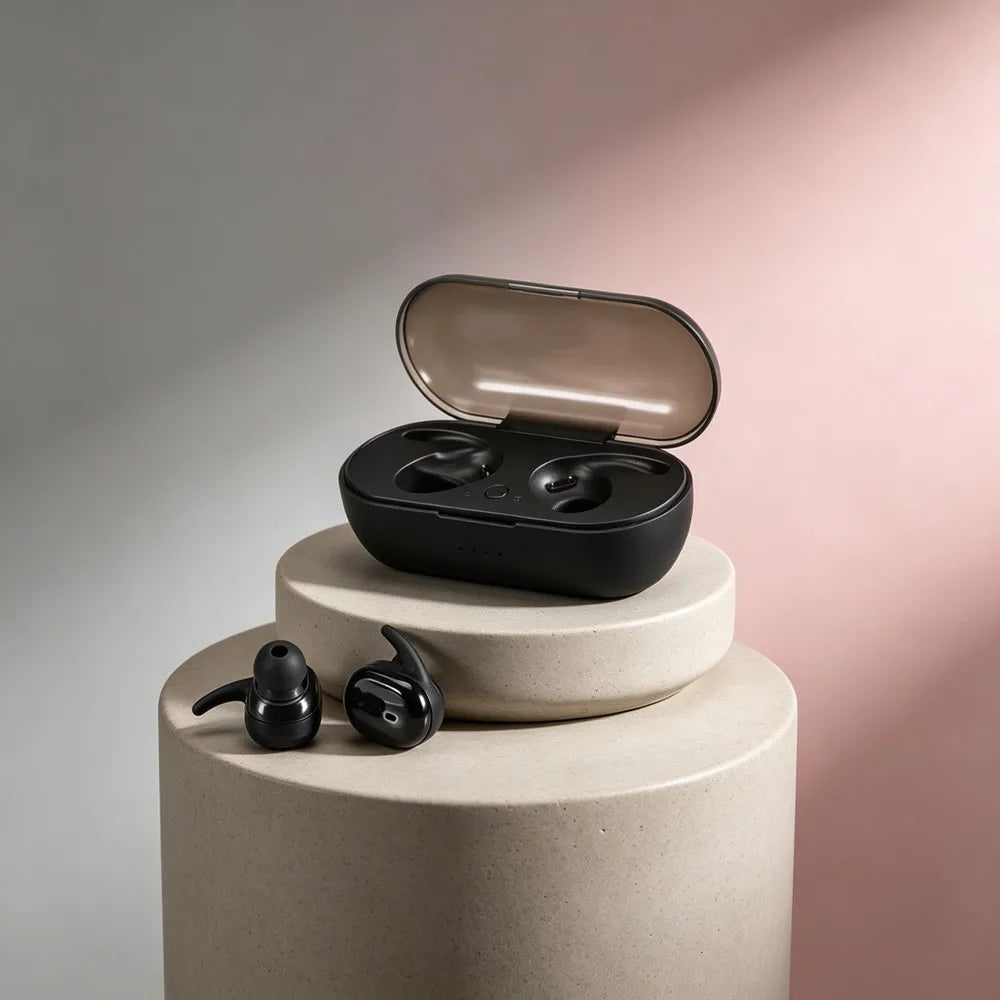 TWS Bluetooth Earphones 5.0 Wireless Stereo Earbuds In-ear Noise Reduction Waterproof Headphones With Charging Case Oasis Select