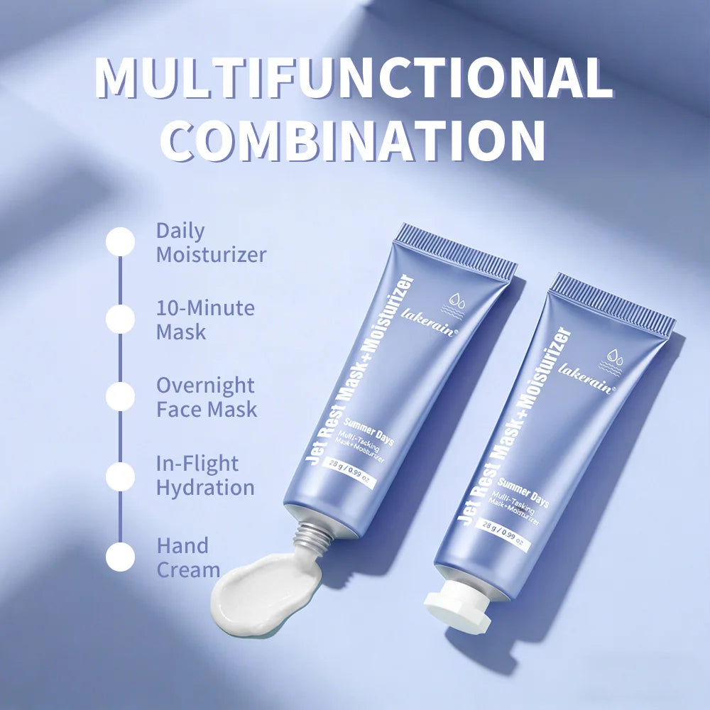 Jet Rest Hydrating Face Mask & Moisturizer | Antioxidant Cream