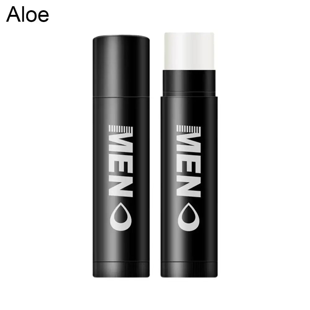 Hydrating Men's Lip Balm with Natural Finish, 8 Scents Mens Moisturizing Lip Balm Repairing Dry Cracked Lips Daily Lips Care Oasis Select Aloe