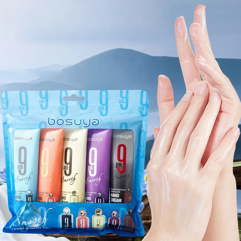 5-Piece Moisturizing Fragrance Hand Cream Set – Non-Greasy Hand Cream Set Oasis Select 5PCS