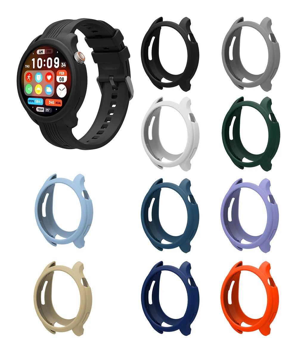 Silicone Band + Case Cover for Amazfit Balance – 22mm Strap Smartwatch Band & Case Oasis Select