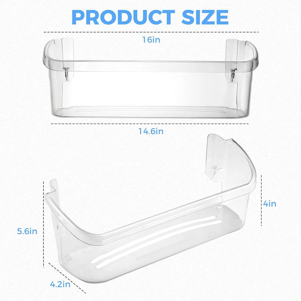 240324502 Refrigerator Door Box Storage Bin Shelf Fit Frigidaire,Kenmore,Electrolux Replaces Parts 240324510,240324511,240324513 Oasis Select
