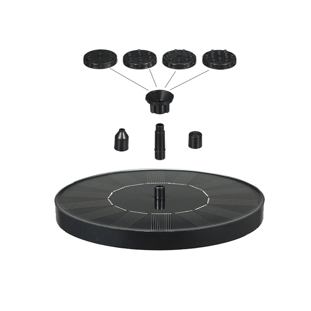 Solar Water Fountain Pool Pond Waterfall Fountain Garden Decoration Outdoor Bird Bath Solar Powered Fountain Kits Oasis Select