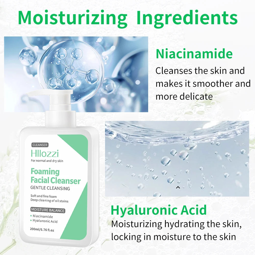 Men's facial cleanser, moisturizing, refreshing and clean skin, summer skin care products, oil control, blackhead removal Oasis Select