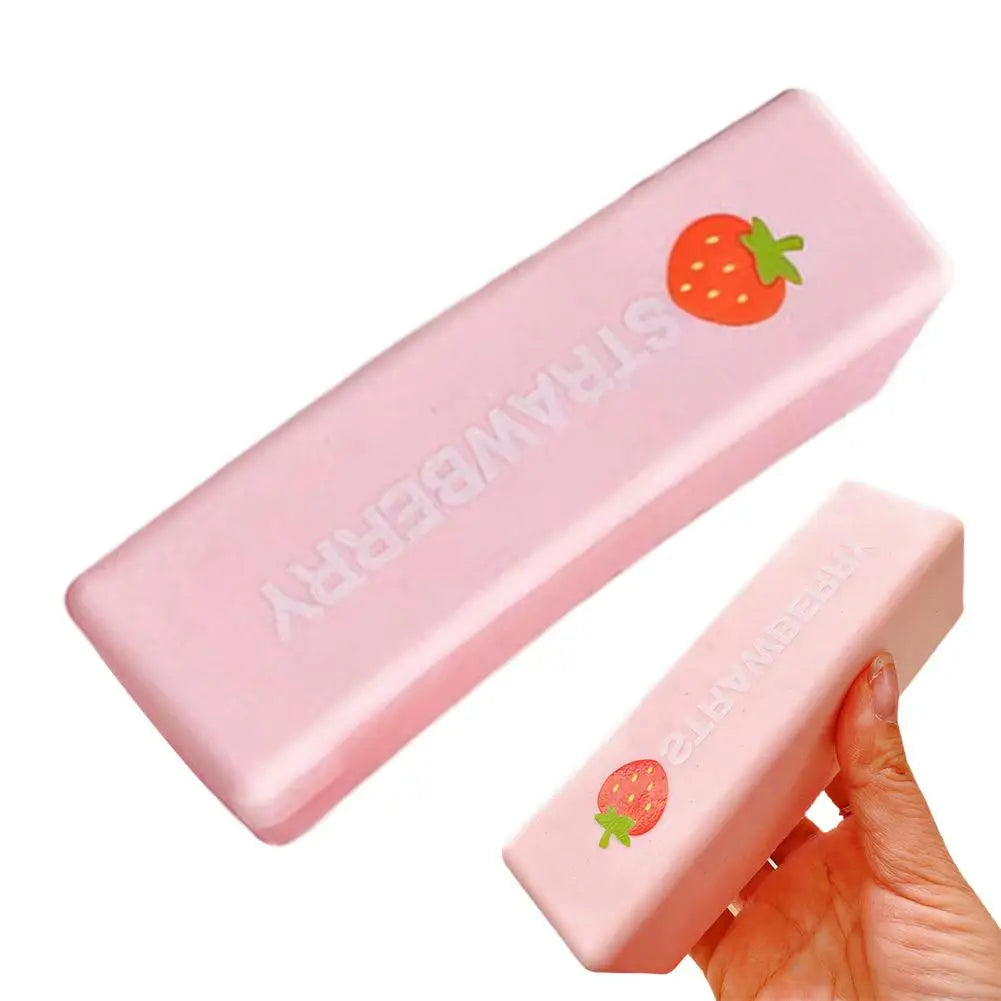 Squishy Strawberry Milk Stress Relief Fidget Toy – Slow Rising