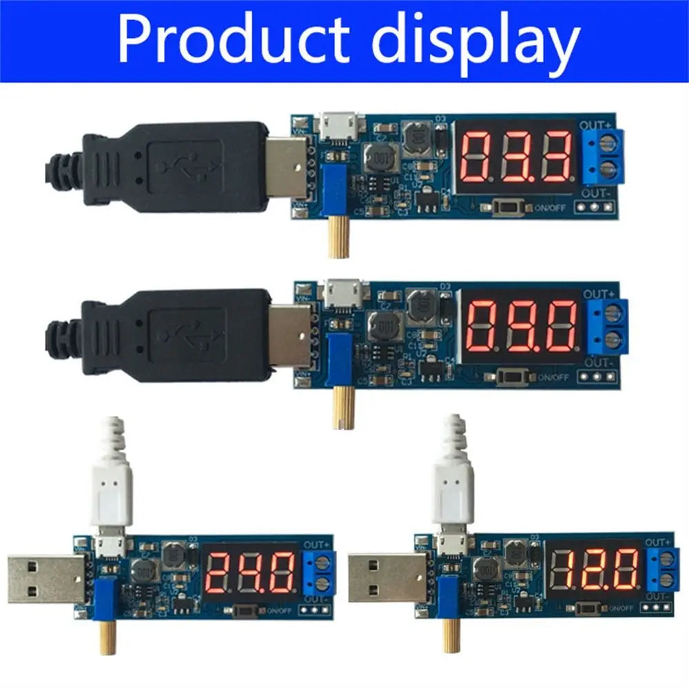 LED Voltmeter Digital Display Boost Buck Converter Power Supply Modul Voltage Regulator Power Module Voltage Stabilizing Module Oasis Select