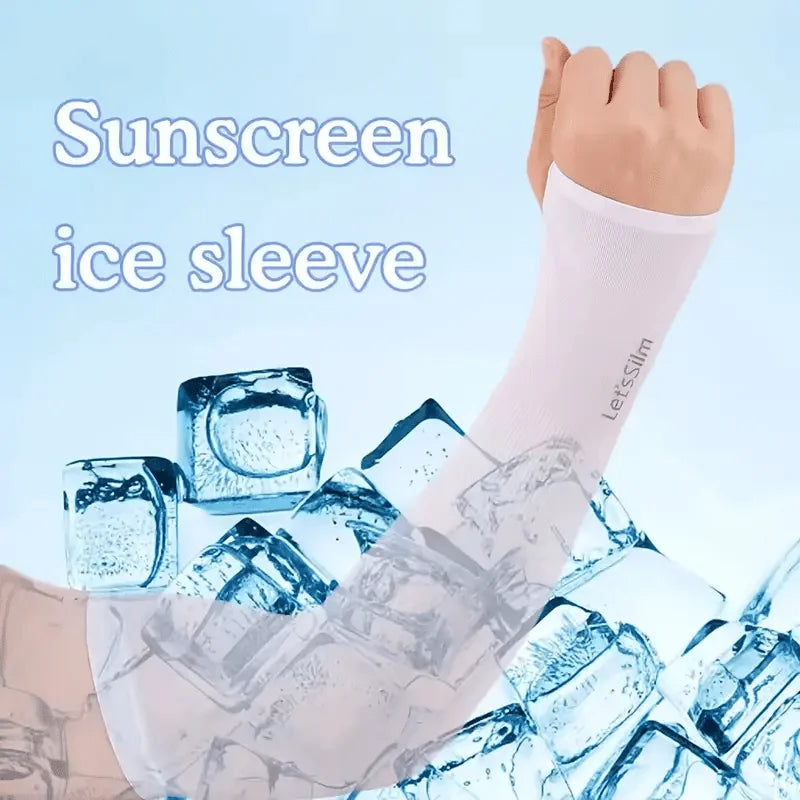 4 Pairs Lightweight Summer Arm Sleeves, UV Protection Elastic Breathable Design for Outdoor Cycling & Motorcycle Use Oasis Select