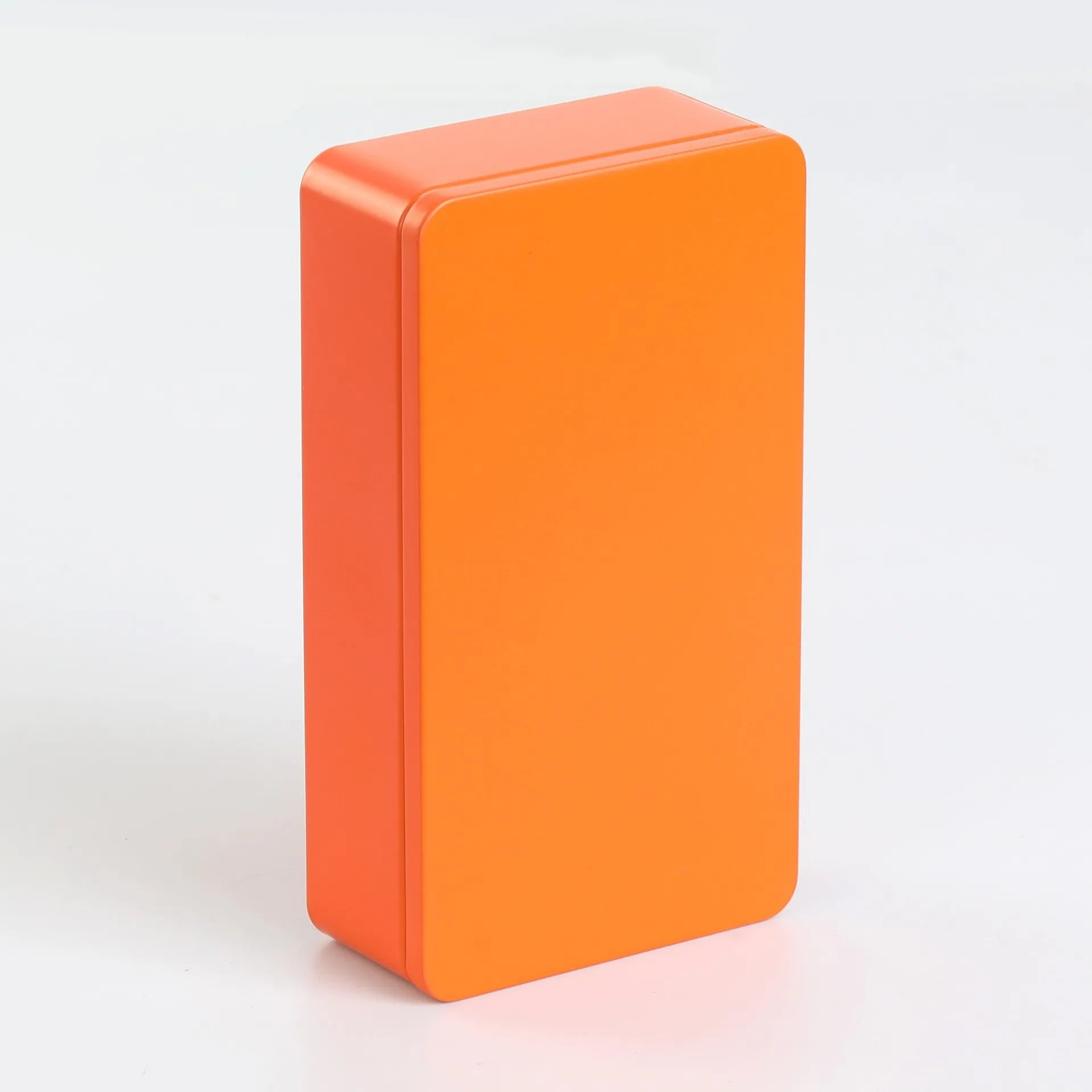 Stainless Steel Metal Storage Box - Compact Sealed Container, Versatile Organizer for Jewelry & Home Essentials Oasis Select Orange