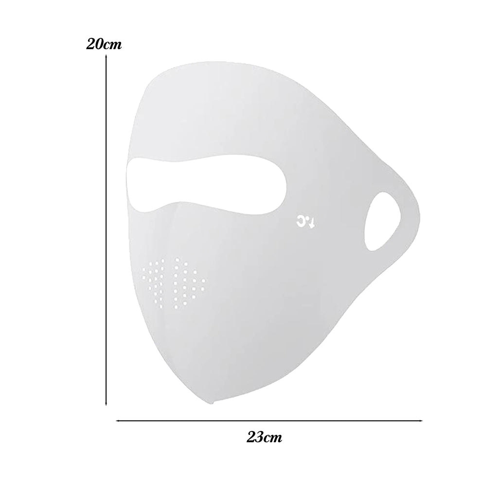 UPF 50+ Ice Silk Full Face Sun Mask – Cooling & UV Protection