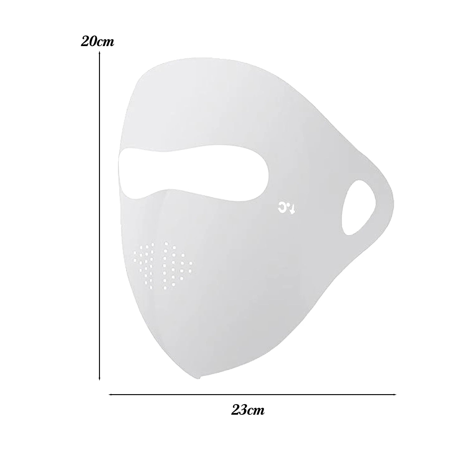 UPF 50+ Ice Silk Full Face Sun Mask – Cooling & UV Protection