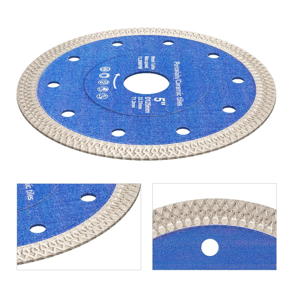 JUSTINLAU Diamond Cutting Disc Tile Ceramic Marble Dry Cutting And Grinding Circular Saw Blade Power Rotory Tool Accessories Oasis Select