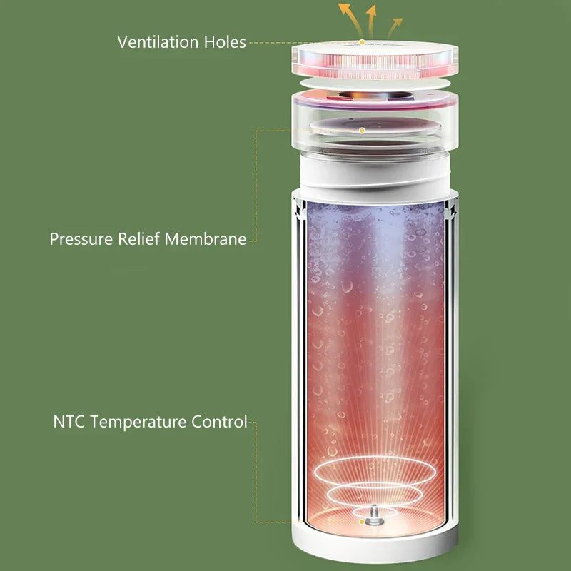 4 Temperature Electric Heating Kettle Leakproof Portable Fast Water Boiling Thermos Bottle Portable 220V 110V Hot Water Cup Oasis Select