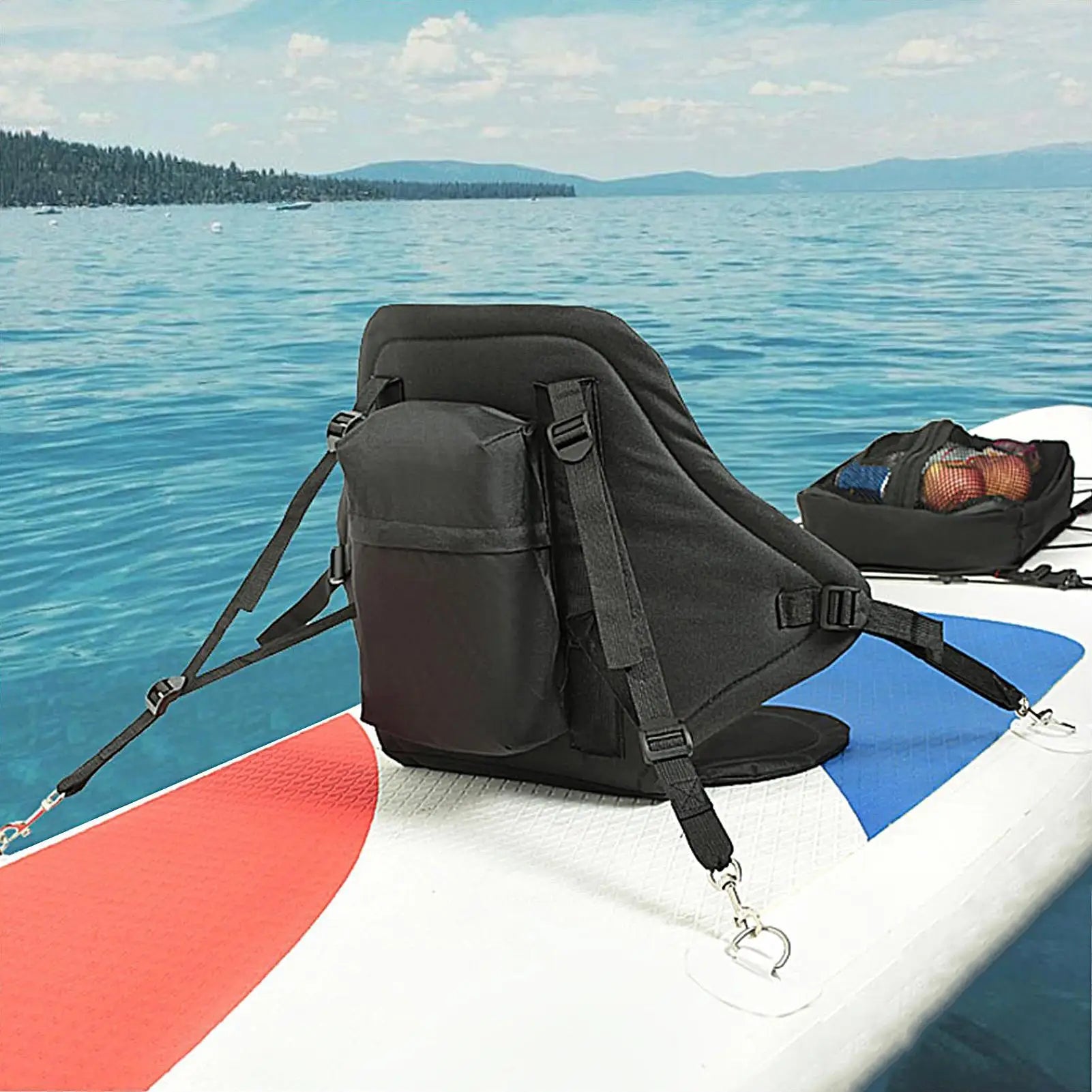 Kayak Seat Replacement Thicken Cushion for Inflatable Paddleboard Comfortable Seating Replacement with Storage Bag Stand Oasis Select