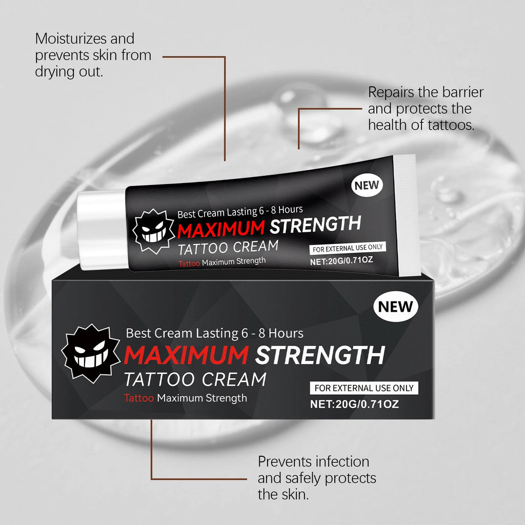 Tattoo care gel gentle formula cleans, comfortable, moisturizes and cares for the skin tattoo color care gel Oasis Select