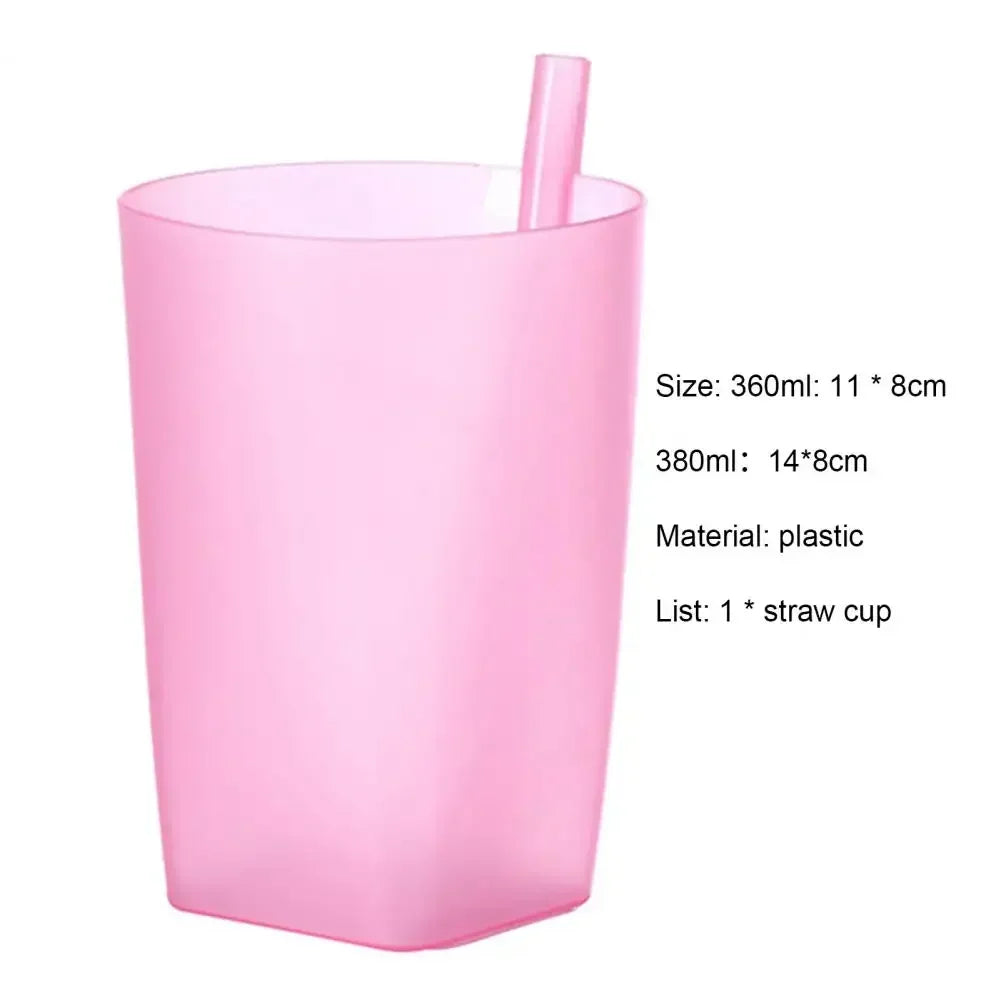 360ml Great Straw Cup Multipurpose Large Capacity Integrated Measuring Straw Drink Jug Juego Tazas De Cafe Y Plato Oasis Select