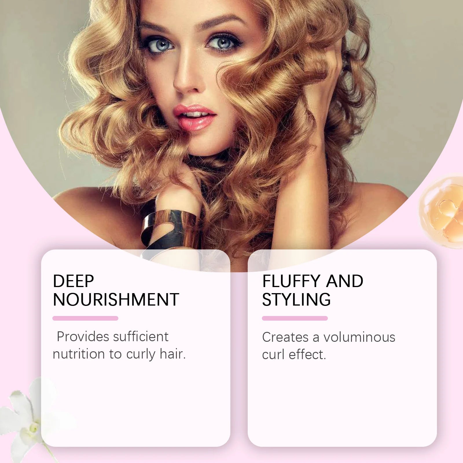 HOEGOA Anti-Frizz Curl Setting Spray – Volume & Shine 100ml