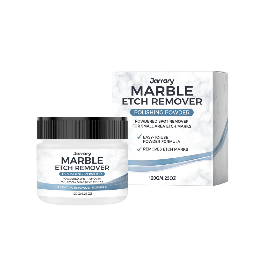 Marble Polishing Powder Etch Mark Removes Scratches Stains and Dullness Restores Shine for Stone Countertops Floors and Surfaces Oasis Select 120g boxed