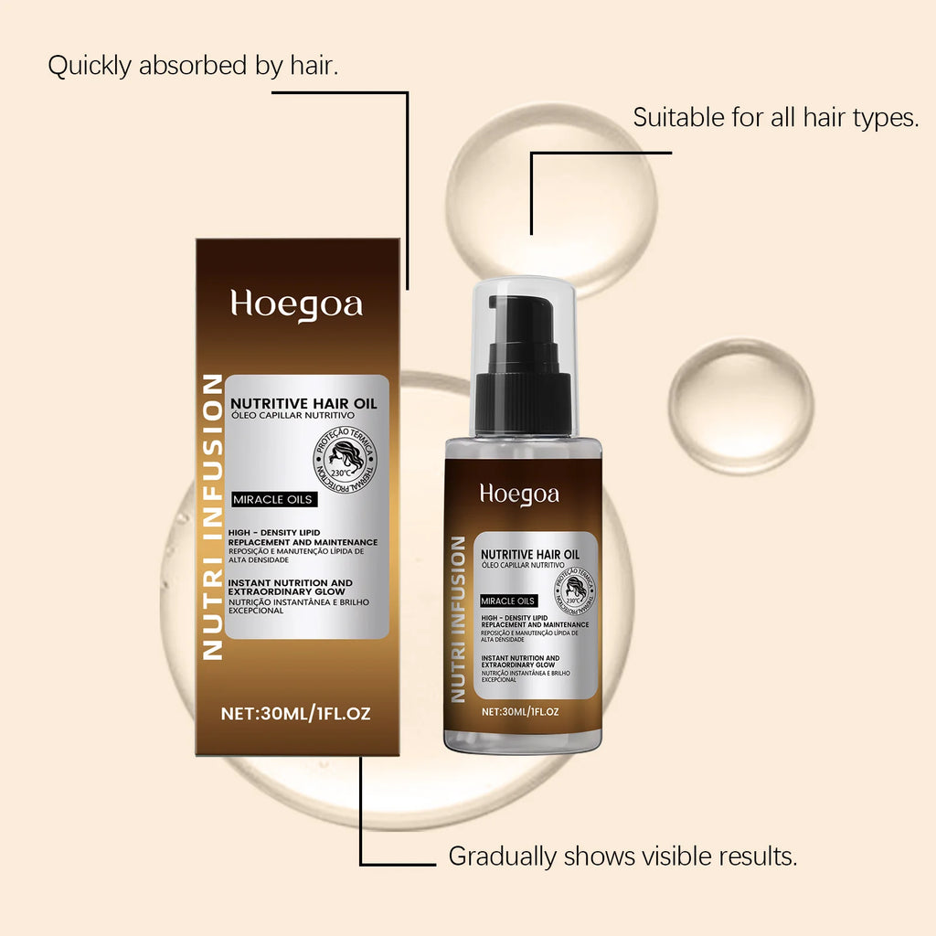 HOEGOA Moisturizing Hair Oil – Daily Hydration, Smooth & Silky Moisturizing Hair Oil Oasis Select