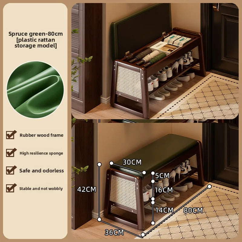 shoe change stool shoes can be worn at home, the shoe cabinet can be integrated and stored, and the entrance is narrow. Oasis Select Storage 80 1