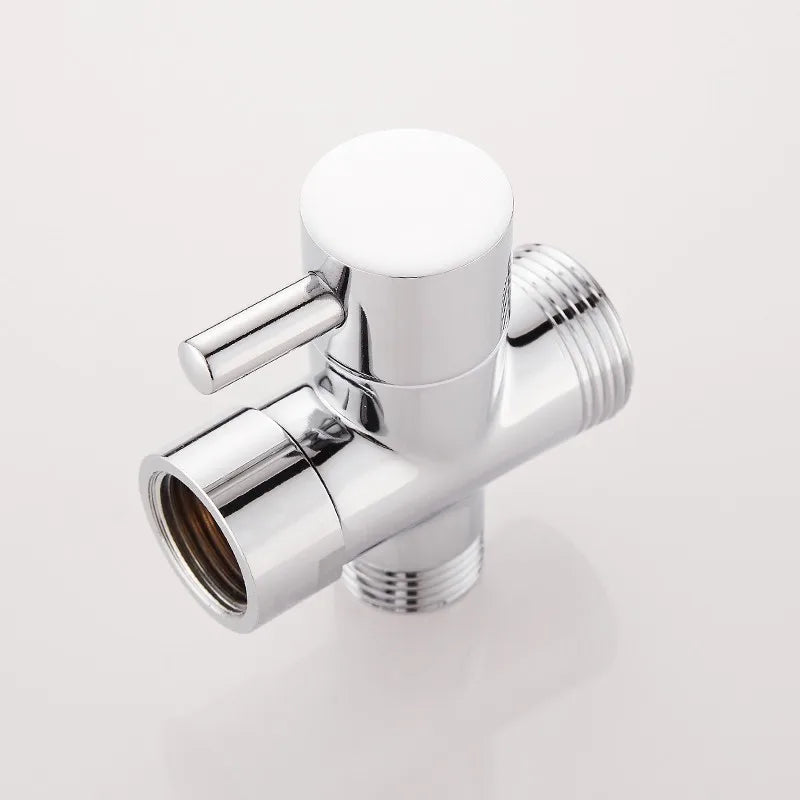 New T-Adapter 3 Ways Valve For Diverter Bath Toilet Bidet Sprayer Shower Head Converter Kitchen Equipment Sink Accessories Oasis Select